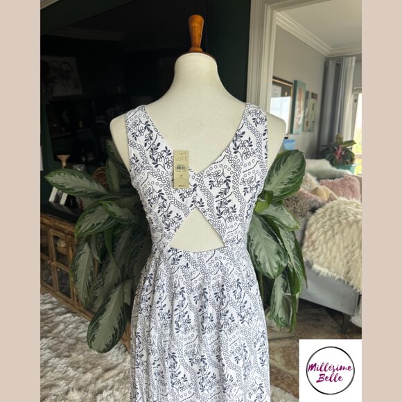 Loft Flowery Dress - Picture 4 of 7